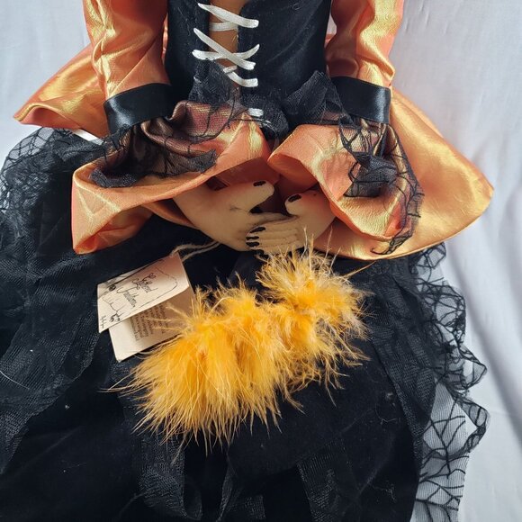 Gathered Traditions Lucille Witch Halloween Joe Spencer HTF Vintage - Picture 9 of 12